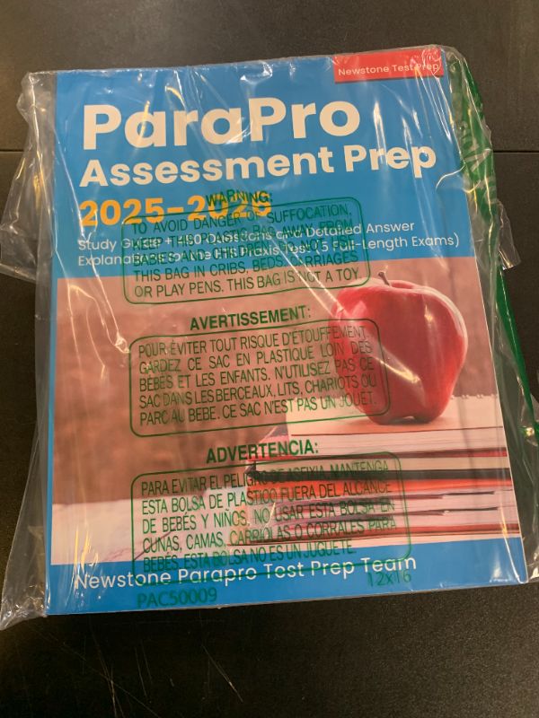 Photo 1 of ParaPro Assessment Prep 2025-2026: Study Guide + 450 Questions and Detailed Answer Explanations for the ETS Praxis Test (5 Full-Length Exams)