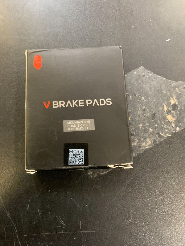 Photo 1 of 2 Pairs Bicycle V-Brake Pads, Bike 70mm V Brake Blocks Set, Cantilever Brake Pads, Red Black