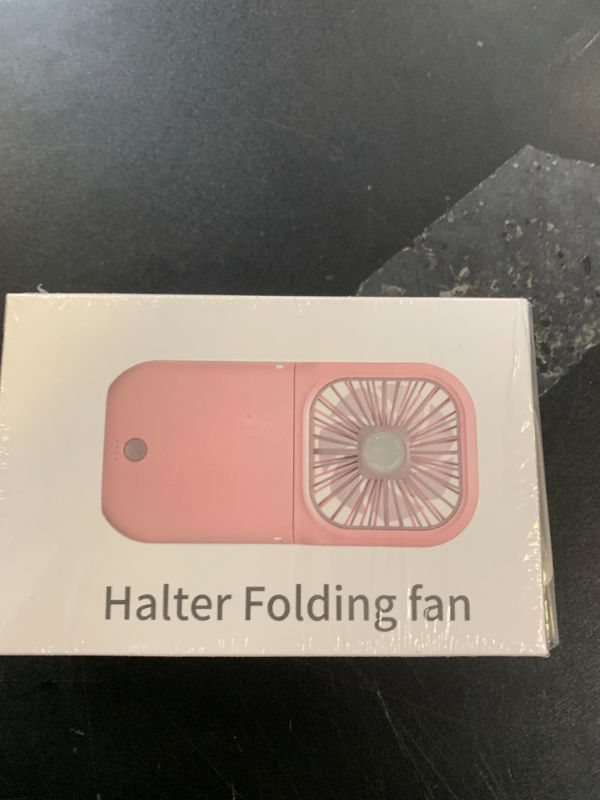 Photo 1 of F-color Mini Handheld Fan Portable - Rechargeable Personal Fan Small Folding Pocket Cooling Fan for Summer Travel Beach Office Outdoor College Dorm Cruise Essentials 2025, White
