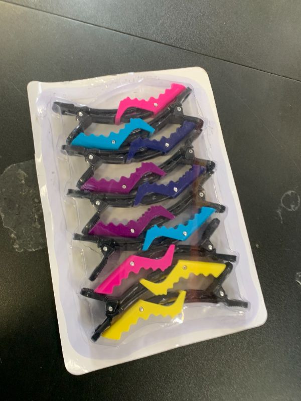 Photo 1 of HH&LL Hair Clips for Women – Wide Teeth & Double-Hinged Design – Alligator Styling Sectioning Clips of Professional Hair Salon Quality - 10Pack (Mixing)