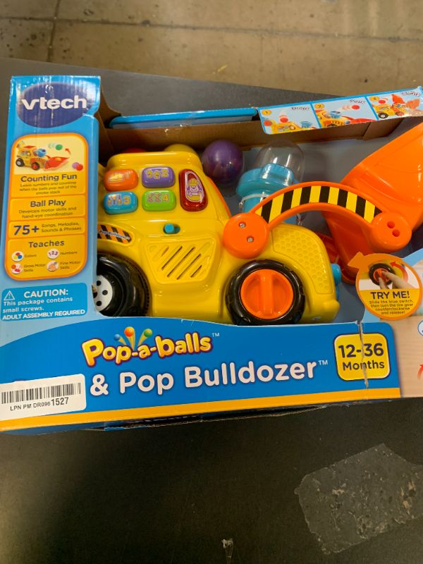 Photo 1 of VTech Pop-a-Balls Push & Pop Bulldozer