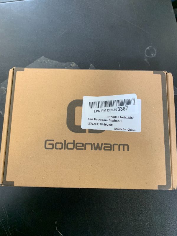 Photo 1 of goldenwarm 10 Pack Black Square Bar Cabinet Pull Drawer Handle Stainless Steel Modern Hardware for Kitchen and Bathroom Cabinets Cupboard,Center to Center 5in(128mm) Kitchen Cupboard Handles