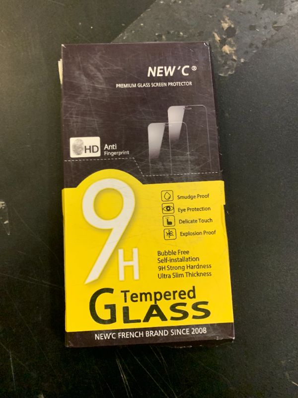 Photo 1 of NEW'C 3 Pack Designed for iPhone 8,iPhone 7 Screen Protector (4.7"), Tempered Glass, Bubble Free, Ultra Resistant