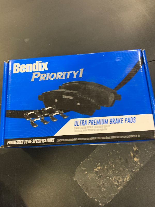 Photo 1 of Bendix Priority1 CFM1317 Semi-Metallic Rear Brake Pads for Select Models Dodge Sprinter 2500, Freightliner 3500, Mercedes-Benz Sprinter, V250, Volkswagen Crafter Van