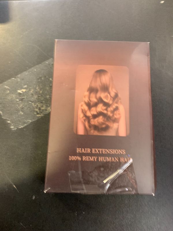 Photo 1 of Sisily Clip in Hair Extensions Real Human Hair, 24 inch 180g, Burgundy Red, 100% Brazilian Remy Human Hair Clip in Extensions Soft Straight 7pcs Per Set with 16 Clips Double Weft