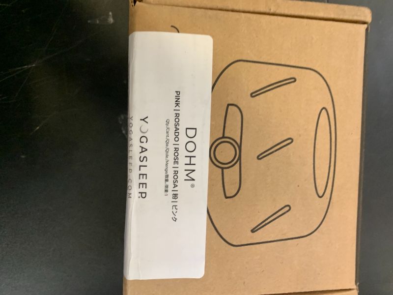 Photo 1 of Yogasleep Dohm (White,Pink) The Original White Noise Machine, Relaxing Natural Sound From a Real Fan, Noise Cancelling For Office Privacy, Sleep Aid For Adults & Baby, Travel Size Pink Noise Machine