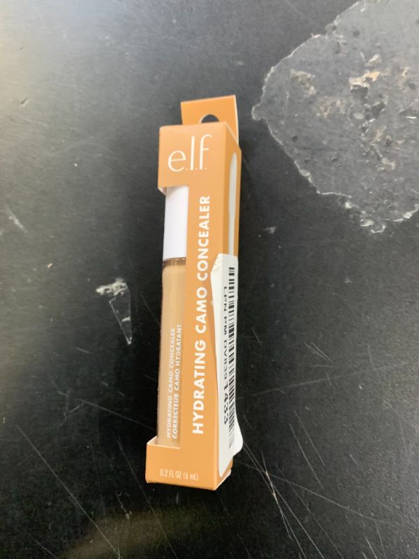 Photo 1 of e.l.f. Hydrating Camo Concealer, Covers Blemishes & Under-Eye Circles, Full-Coverage & Delivers A Satin Finish, Vegan & Cruelty-Free, Light Beige