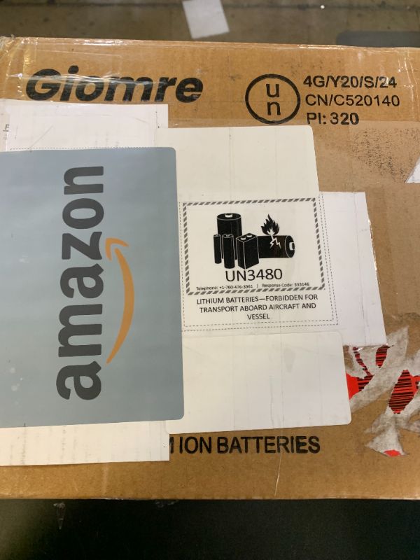 Photo 1 of Giomre Portable Power Station, 297Wh Backup Lithium Battery Generator with 600W AC Output and 100W Fast Charging, Solar Generator for Outdoors Camping, Travel Emergency, Home Blackout