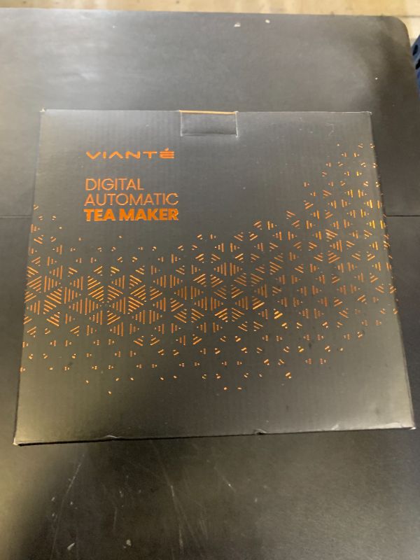 Photo 1 of Viante Electric Kettle With Tea Infuser. Hot Tea Maker With Temperature Control And Automatic Shut Off. 1.5 Liter Capacity | Black Color