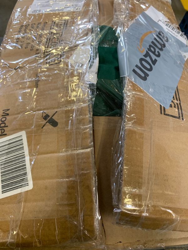 Photo 1 of MSC Heavy Duty Oxford Ployester Made Trailerable Boat Cover,Fits V-Hull,Tri-Hull, Runabout Boat Cover (Model H - Length:23'-24' Beam Width: up to 102", Forest Green)