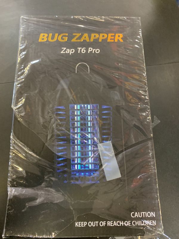Photo 1 of GOOTOP Bug Zapper Outdoor, Mosquito Zapper, Electric Fly Zapper, Mosquito Killer, Fly Traps, 3 Prong Plug, Flying Insects Zapper Indoor Outdoor 90-130V, 4200V, ABS Plastic Outer (Black)