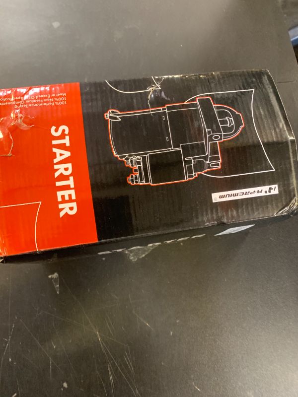 Photo 1 of A-Premium Starter Motor Compatible with Chevy Silverado, Tahoe & GMC Sierra, Yukon & Cadillac Escalade & Buick Rainier, 4.8L 5.3L, 1.1KW 12V CW 9 Teeth, Replace# 12568051, 12578050, 12592294, 89017631