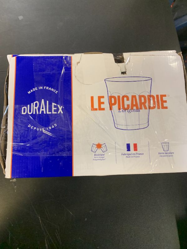 Photo 1 of Duralex Picardie Glass Tumbler Set of 6, 10-7/8 ounce, Clear