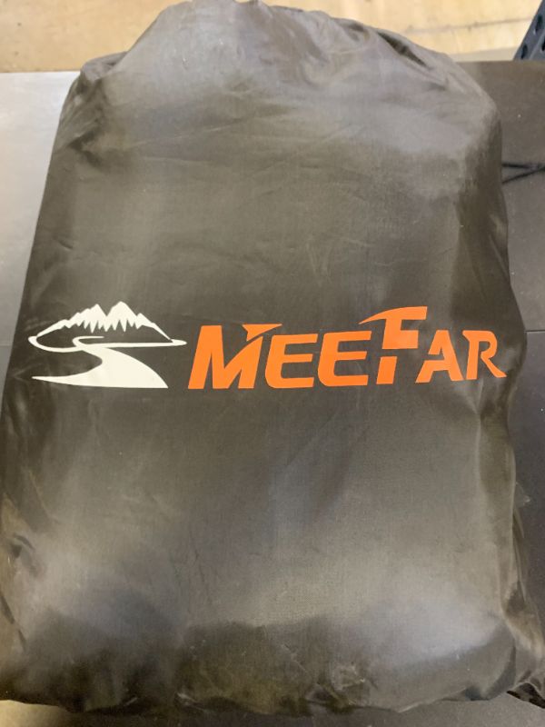 Photo 1 of MeeFar Car Roof Bag XBEEK Rooftop top Cargo Carrier Bag Waterproof 15 Cubic feet for All Cars with/Without Rack, Includes Anti-Slip Mat, 8 Reinforced Straps, 6 Door Hooks, Luggage Lock