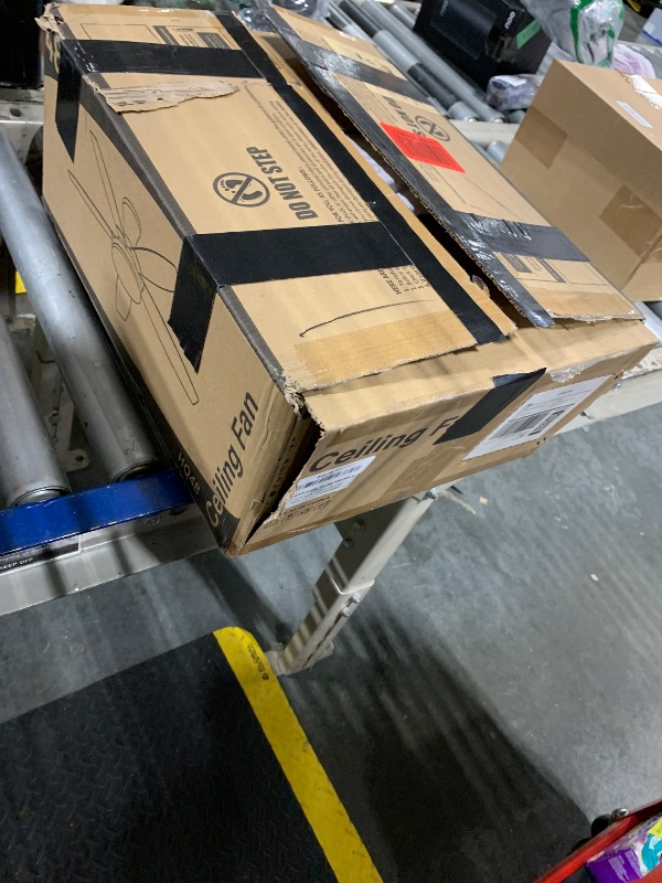 Photo 1 of ZMISHIBO 48 inch Ceiling Fans with Lights and Remote/APP Control,Black Low Profile Ceiling Fan with Light,Quiet DC Motor,LED Dimmable, Modern Flush Mount Ceiling Fan for Bedroom Indoor/Outdoor Patio