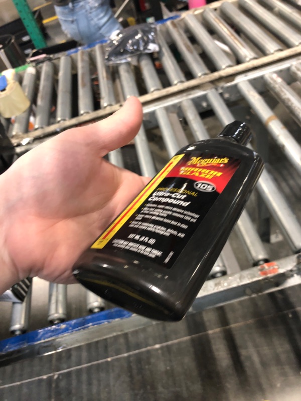 Photo 1 of Meguiar’s Mirror Glaze M105 Ultra-Cut Compound, Rubbing Compound for Car Scratches and Heavy Swirls, While Adding Shine on Your Car, Safe and Effective on Paint and Clear Coats, 8 Oz