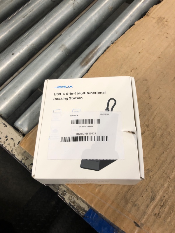 Photo 1 of JSAUX Docking Station Compatible with ROG Ally X/ROG Ally/Steam Deck/Legion Go/Legion Go S, 6-in-1 ROG Ally X Dock with HDMI 4K@120Hz, Gigabit Ethernet, USB A & USB C 3.2 Gen 1, 100W Charging - HB0609