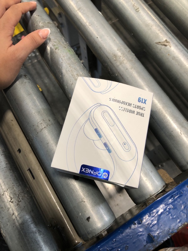 Photo 1 of **LEFT SIDE IS DAMAGED** Wireless Earbuds Bluetooth 5.3 Headphones 90 Hrs Playtime Ear buds with Wireless Charging Case Power Display Over-ear Earphones with Earhooks Waterproof Stereo Headset for Android phone Workout Black