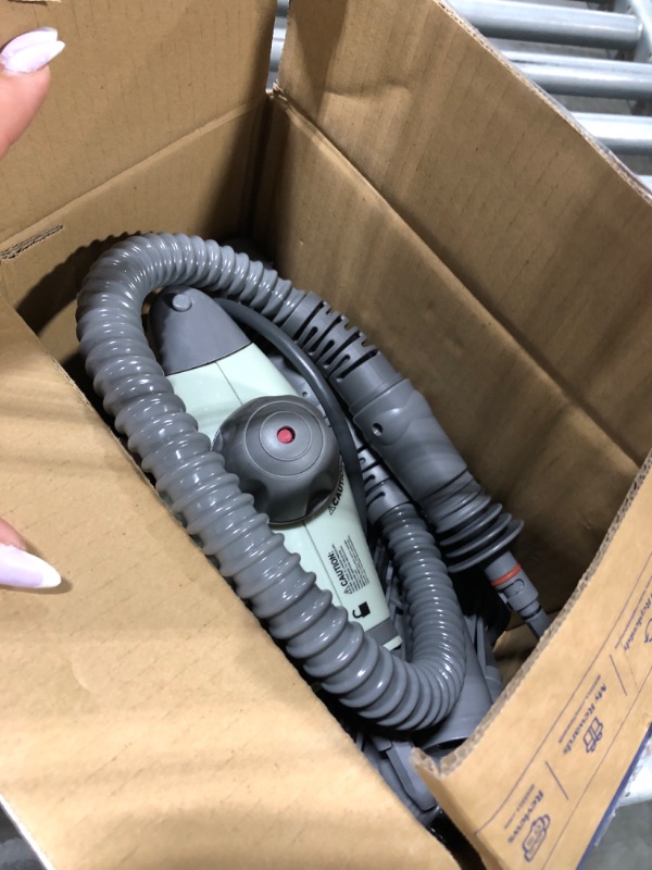 Photo 1 of ***Missing parts***BISSELL® Steam Shot™ OmniReach handheld portable steam cleaner for tile, grout, windows, bathrooms, kitchens, fabric steaming tool, includes 10 tools