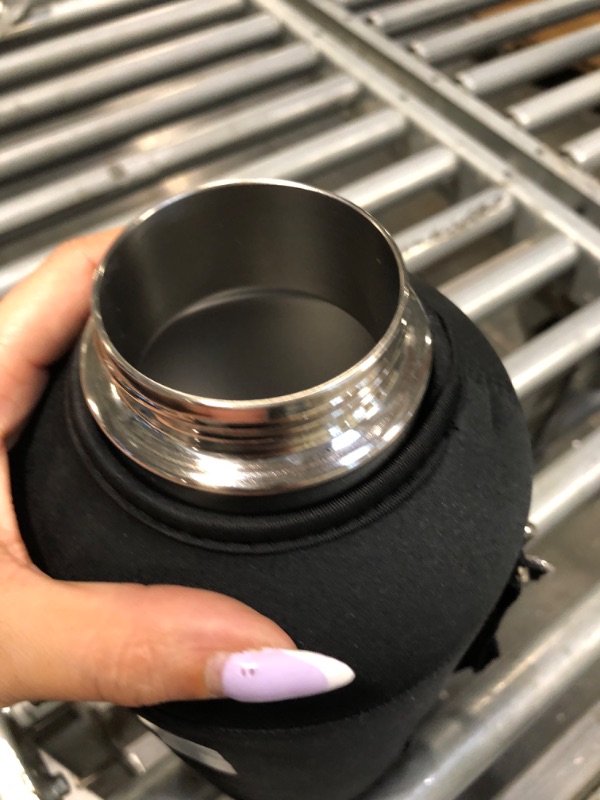 Photo 1 of ****LID AND STRAW MISSING****
Coolflask 128 oz Gallon Water Bottle Insulated with Straw&3 Lids, Water Jug Large Stainless Steel Metal Vacuum Wide Mouth for Sports, Gym or Office, Non-BPA Keep Cold 48H Hot 24H, Piano Night