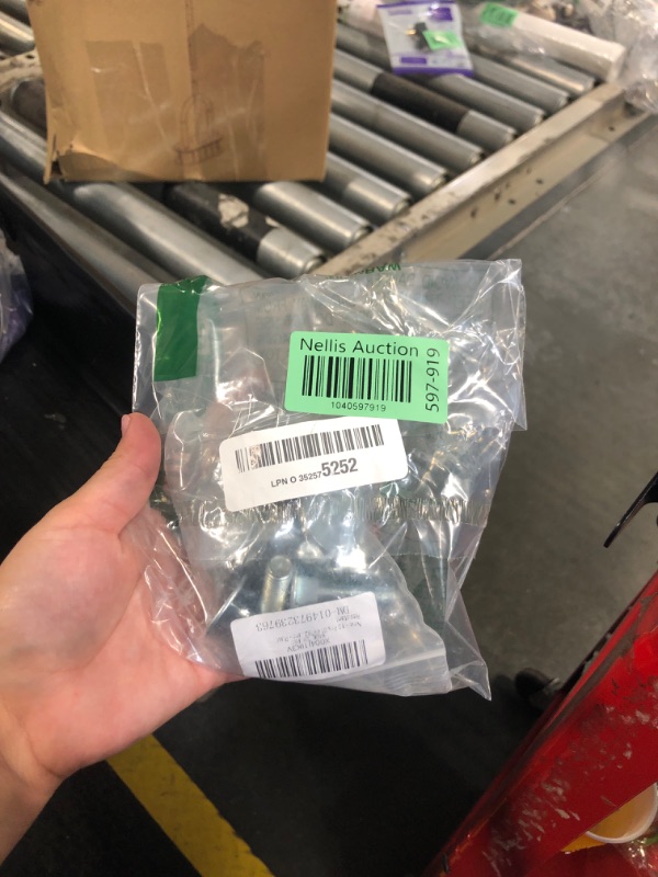 Photo 1 of 10 Pcs 014973239763 Elevator Bolts, 3/8-16 x 1-1/2 Flat Head Bolt, Zinc - Rust Resistant
