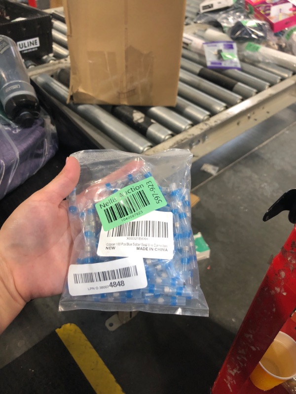 Photo 1 of 100 Pcs Solder Seal Wire Connectors, 16-14 AWG Heat Shrink Solder Connectors, Waterproof Electrical Wiring Butt Terminal