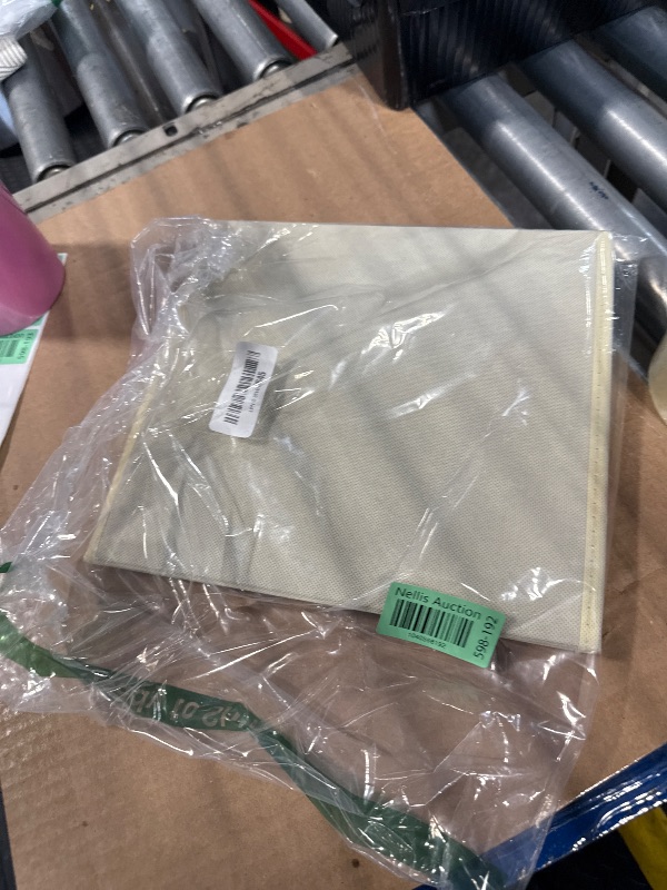 Photo 1 of ***MISSING PARTS***
ShellKingdom Foldable Fabric Storage Cubes And Cloth Organizer Drawer For Closet And Toys, 6 Pack (Beige) 