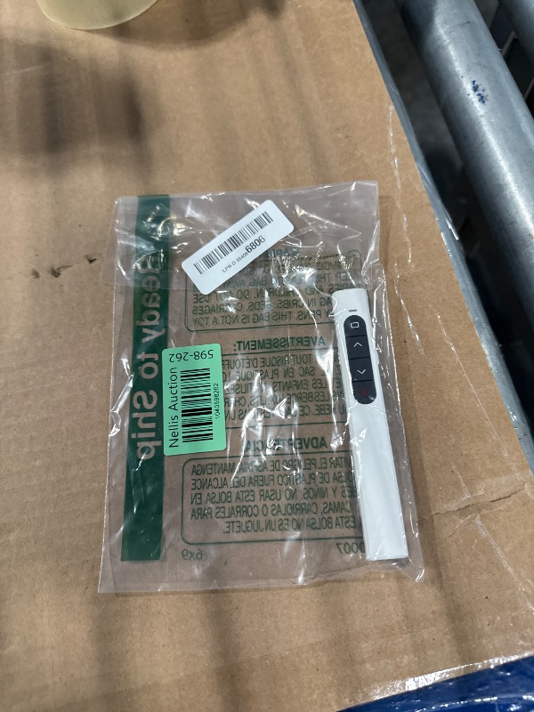 Photo 1 of Presentation Clicker Wireless Presenter Remote with Hyperlink & Volume Remote Clicker for PowerPoint Office Classroom Presentation Remote Control Pointer Slide Advancer (Battery Included)