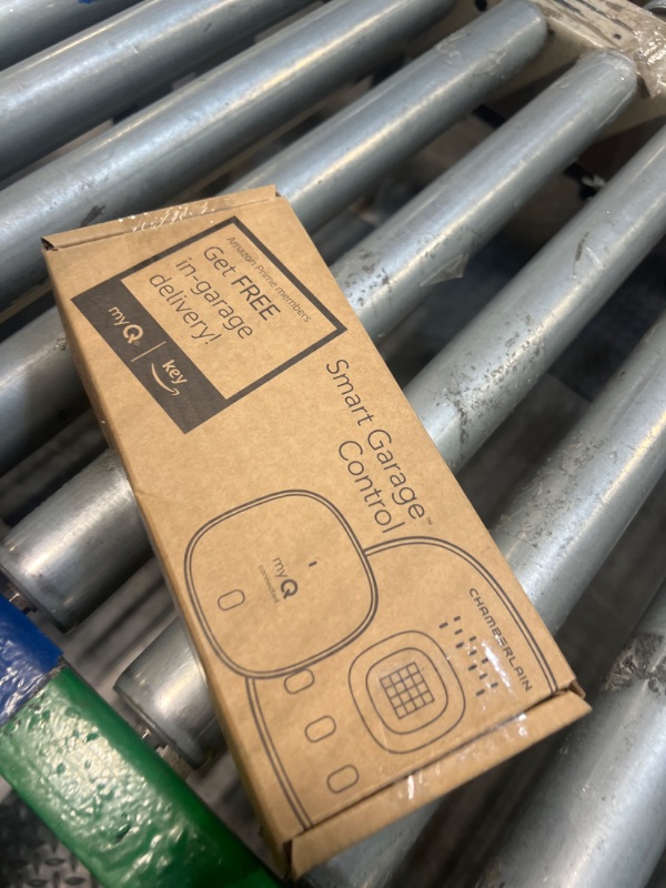 Photo 1 of ***missing hardware***CHAMBERLAIN Smart Garage Control - Wireless Garage Hub and Sensor with Wifi & Bluetooth - Smartphone Controlled, myQ-G0401-ES, White