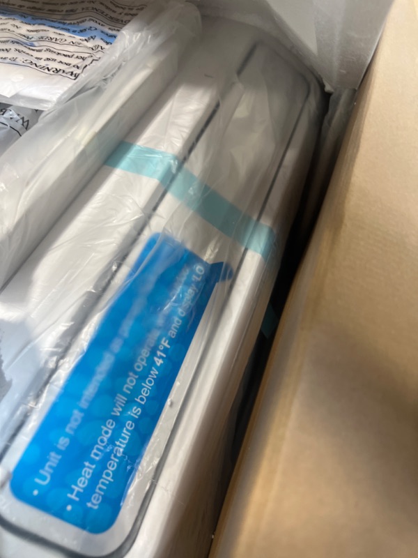 Photo 1 of Midea 12,000 BTU Smart Inverter Air Conditioner Window Unit with Heat and Dehumidifier – Cools up to 550 Sq. Ft., Energy Star Rated, Quiet Operation, Electronic Controls, Remote Control, White