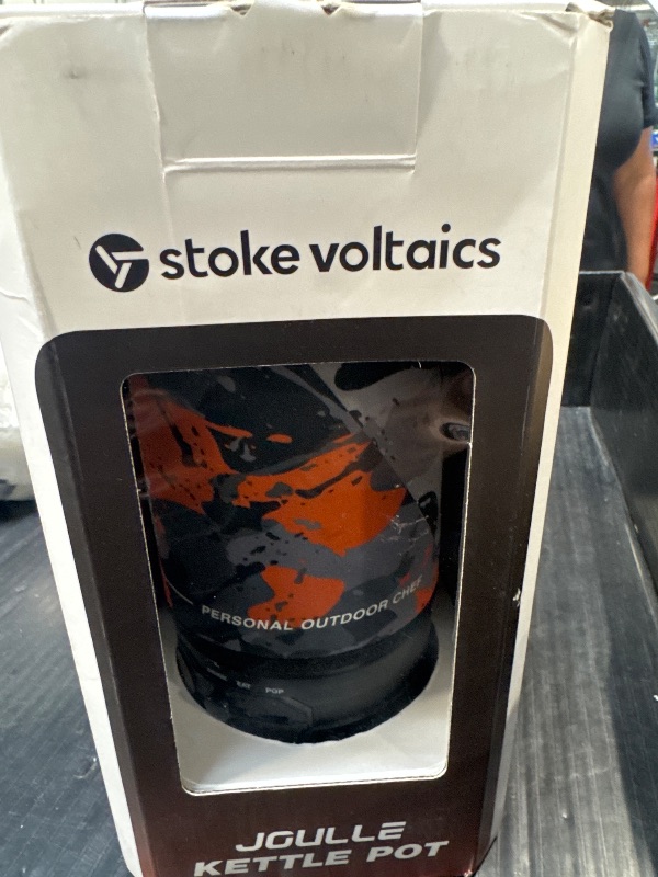 Photo 1 of [Lid missing] STOKE VOLTAICS Joulle Kettle Pot, Portable Electric Kettle for Car and Truck, 500 W Small Travel Water Boiler, Non-propane Outdoor Electric Camping Stove, Camping Cooking Gear for Ev, Ov, Rv Trip