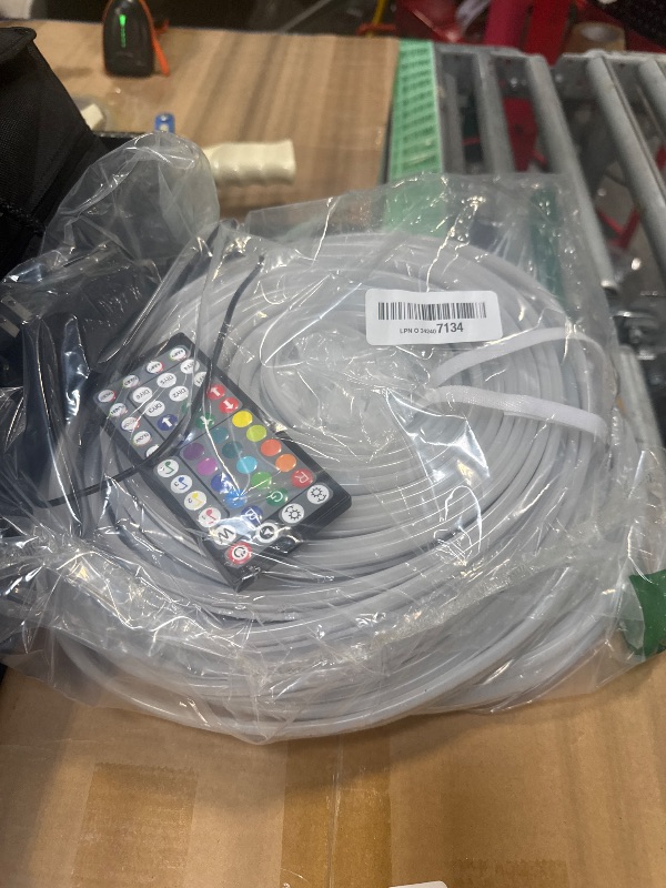 Photo 1 of 150Ft Neon Rope Lights,Flexible Led Rope Lights Control with App/Remote,Multiple Modes Light,IP65 Outdoor RGB Led Light Waterproof (150Ft Neon Rope Lights)