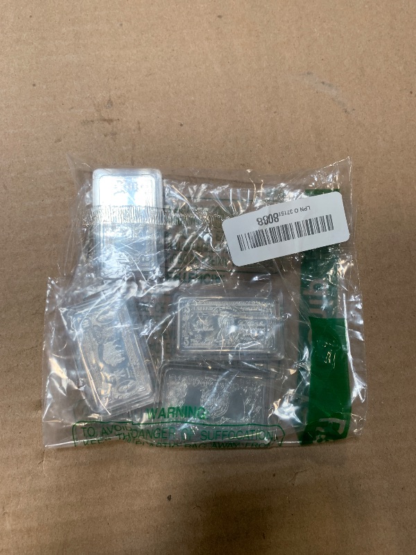 Photo 1 of ***BOX MISSIN**4pcs/lot US 1899-1901 Dollars Challenge Silver Plate Bar with Coin Holder America Collectables Coin Bullion Set Box (Silver)