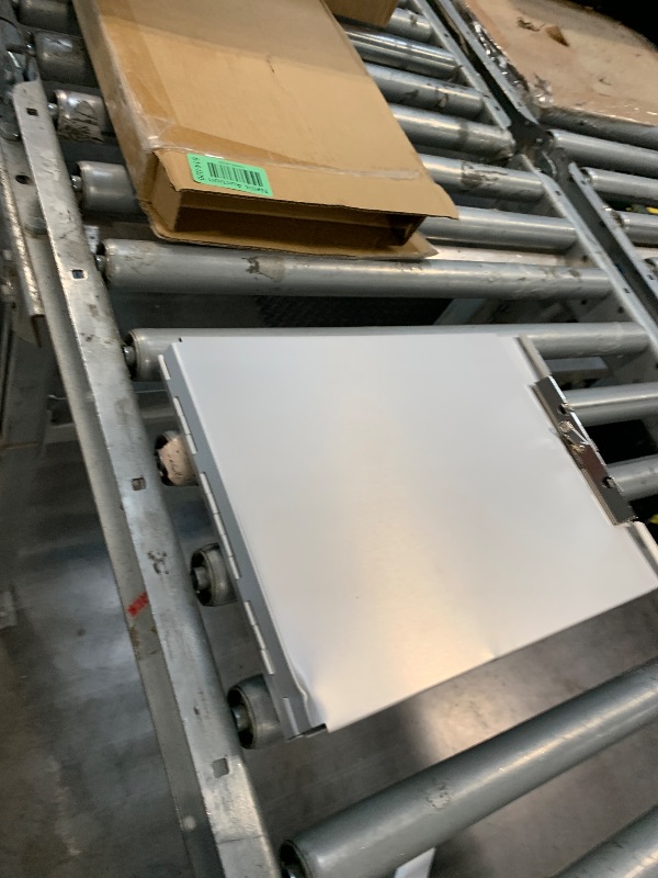 Photo 1 of 13-3/8" Long x 9" Wide x 1" High Recycled Plastic Clip Board Silve
