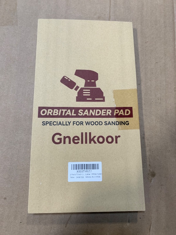Photo 1 of 2 Pack 5 Inch 5 Hole Orbital Sander Replacement Pad for Porter Cable 333 333VS Random Orbit Sanders - Hook and Loop Sanding Pad Parts for Porter Cable 13904/13909