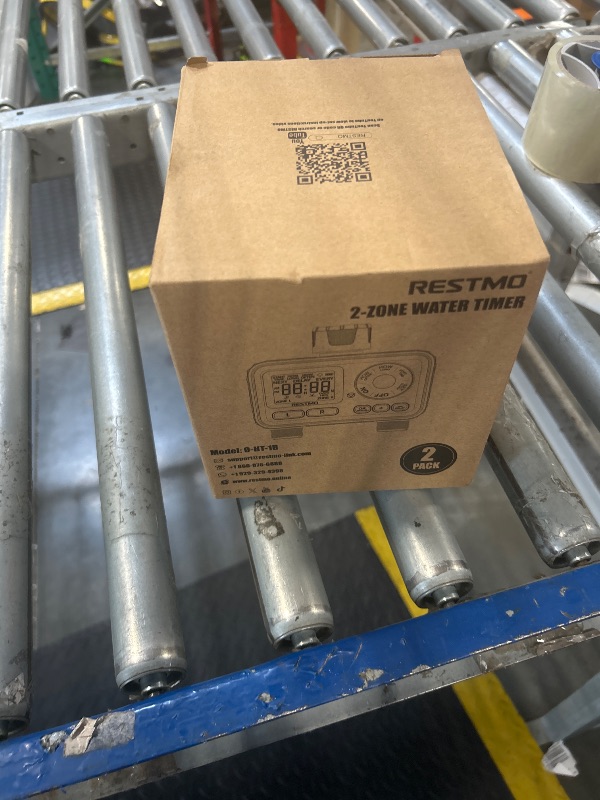 Photo 1 of [2 Pack] RESTMO 2 Zone Sprinkler Timer, Programmable Water Timer for Garden Hose, Automatic Digital Control | Manual ON/Off | Rain Delay for Outdoor Faucet, Drip Irrigation and Lawn Watering System