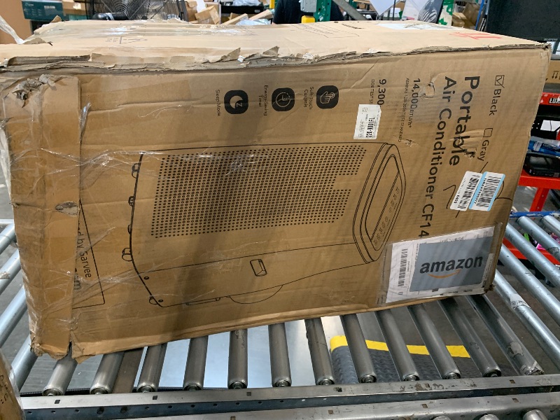 Photo 1 of 14,000 BTU Portable Air Conditioner Cools Up to 700 Sq.Ft, 3-IN-1 Quiet Portable AC Unit with Remote Control & Installation Kits for Large Room, Smart/Sleep Mode, Auto Swing, 24H Timer