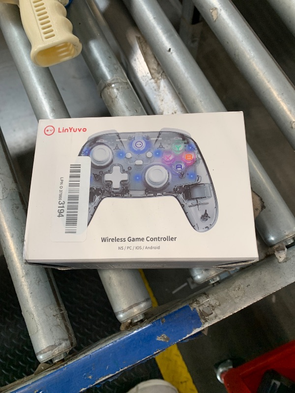 Photo 1 of momen Wireless PC Gaming Controller for Switch 2 Pro/Steam Deck Game with Paddles, Hall Effect Joysticks & 2.4G Dongle, Clear Bluetooth Gamepad for Windows/Android/iPhone