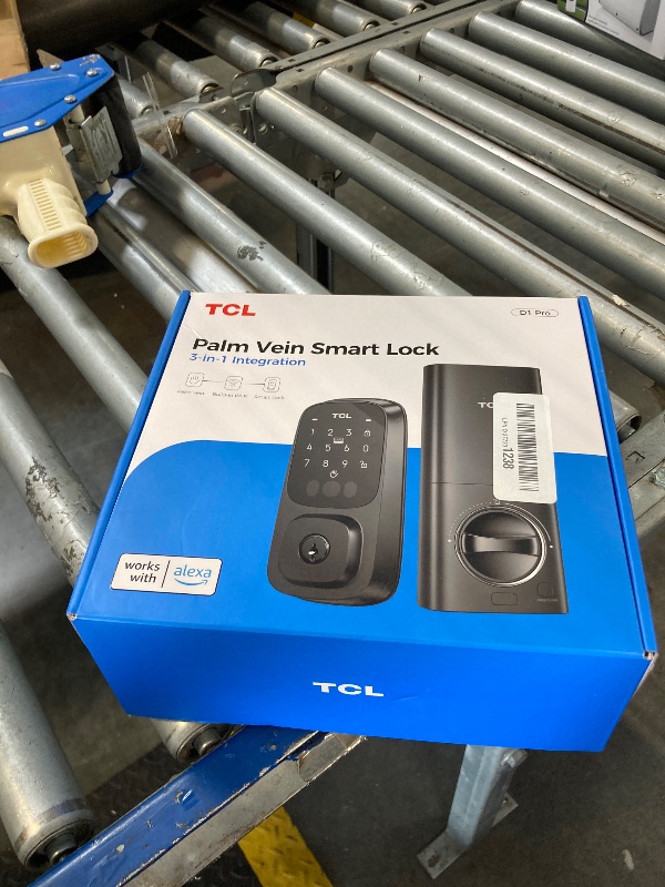 Photo 1 of TCL D1 Pro Palm Vein Smart Lock, Keyless Entry Door Lock, Upgraded Rechargeable Battery, Front Door Smart deadboalt, App Remote Control, Auto-Lock, Waterproof, Works with Alexa