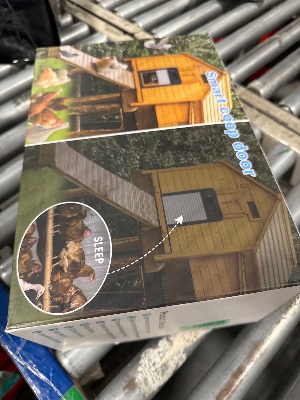 Photo 1 of ???????? Automatic Chicken Coop Door with HD1080P Camera,Solar Powered Chicken Door with 5000mA Battery Storage,Remote Control, APP Control, Timer,Chicken Coop Camera with Night Vision