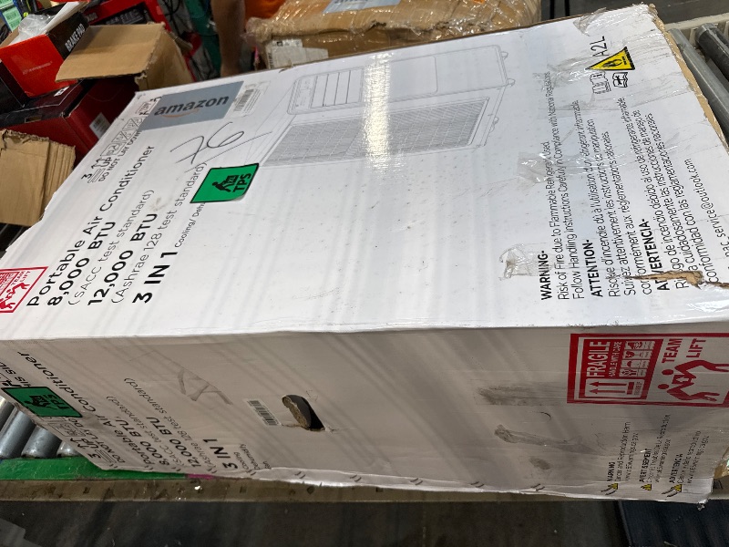 Photo 1 of 12,000 BTU Portable Air Conditioners with Digital Display, 3 IN 1 Free standing AC Unit with Dehumidifier & Fan Modes, Cools Room up to 500 sq.ft, Sleep Mode,24H Timer, Installation Kits Included