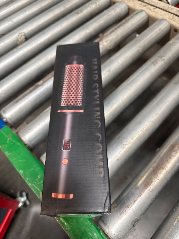 Photo 1 of 1 1/2 Inch Thermal Brush for Women, Hair Curling Heated Round Fast Heating, Hot Round Double Voltage for Travel for Hair Straightening Curling Volumize, Ceramic Tourmaline Technology