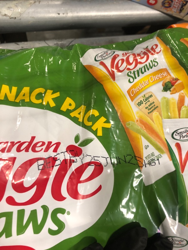 Photo 1 of **EXPIRED NO RETURN**  Sensible Portions Garden Veggie Snacks - Veggie Straws Variety Pack, 18ct Polybag (Pack of 1)