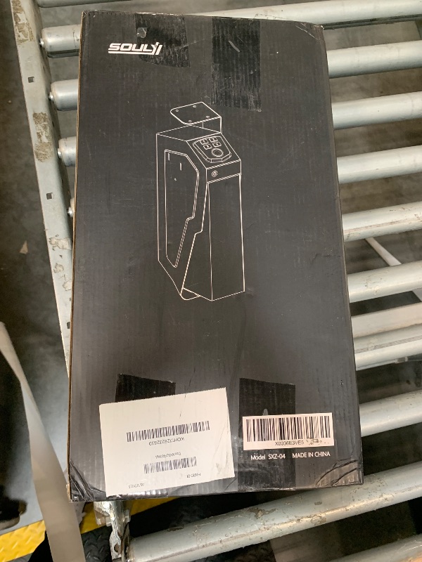 Photo 1 of SOULYI Mounted Biometric Gun Safe For Pistols, Auto Open Handgun Safe, Pistol Safe With Fingerprint Keypad Key Quick Access For Guns Storage By Desk Nightstand Wall Cabinet Frosted Black