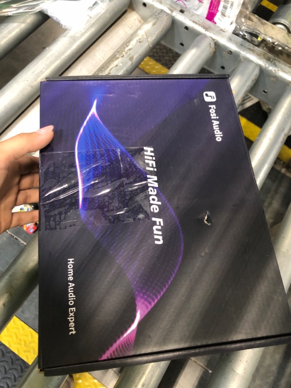 Photo 1 of Fosi Audio Box X5 Phono Preamp for Turntable, Mini Preamplifier Home Audio for MM & MC Cartridge Turntable/Phonograph Record Player/Active Speakers, 4-Level Adjustable Gain 38/48/56/66 dB with RCA