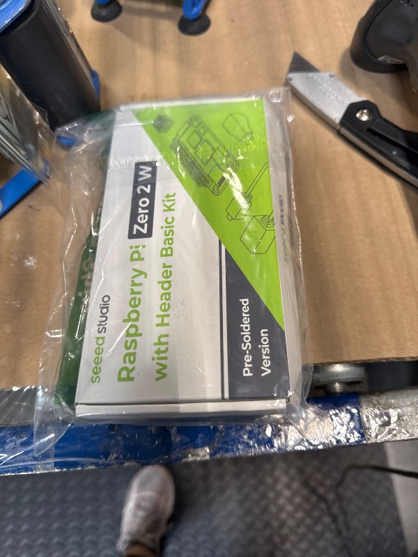 Photo 1 of Raspberry Pi Zero 2 WH Kit, Official Pre-Soldered Header, Heatsink, USB Cable, HDMI Adapter (with Quad-core CPU,Bluetooth 4.2,BLE,onboard Antenna,etc.)