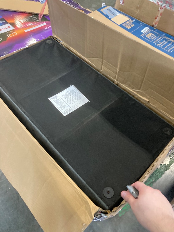 Photo 1 of ***Item comes in multiple extra large boxes*** ***Pick up with truck*** ***Stock photo is a similar item*** L-shape Pull out Sleeper Sofa Couch Bed, Dark Gray