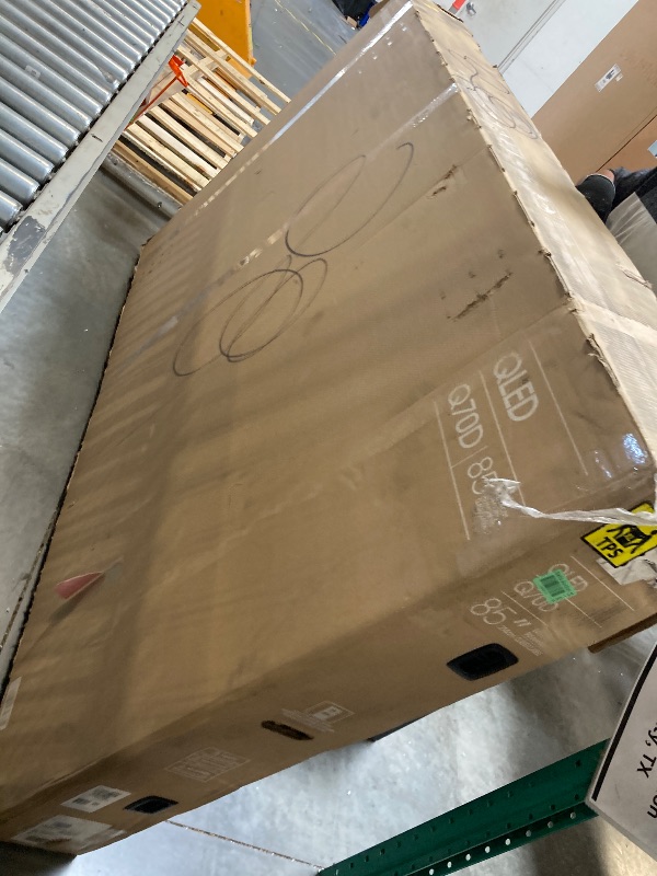 Photo 1 of **PARTS ONLY***Samsung 85-Inch Class QLED 4K Q70D Series Quantum HDR Smart TV with Object Tracking Sound Lite, Motion Xcelerator, Eye Comfort Mode, Gaming Hub, Alexa Built-in (QN85Q70D, 2024 Model)