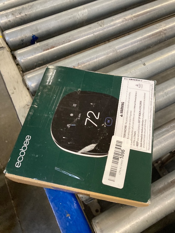 Photo 1 of ecobee3 Lite Smart Thermostat - Programmable Wifi Thermostat - Works with Siri, Alexa, Google Assistant - Energy Star Certified - DIY Install, Black