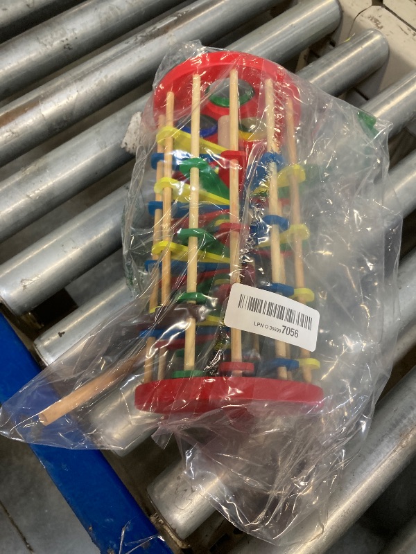Photo 1 of **MISSING BALLS** RiToEasysports Wooden Ball Drop Toy,Pound Roll Ramp Toys Roll Wood Tower with Hammer for Toddlers